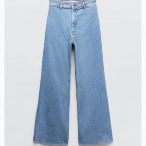 Zara ZW marine straight leg jeans